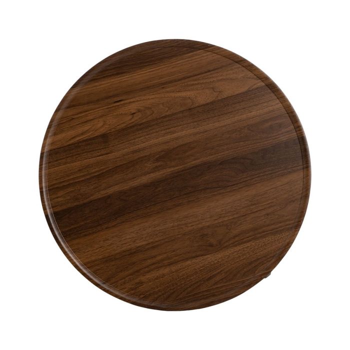 Mesa de Centro Marrón Negro Hierro Madera MDF 60 x 60 x 45 cm 1