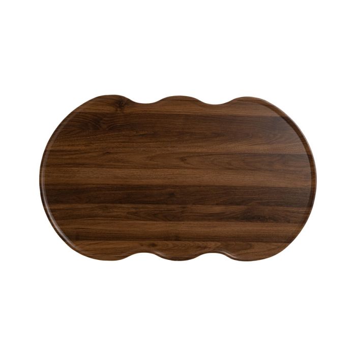 Mesa de Centro Marrón Negro Hierro Madera MDF 100 x 60 x 38 cm 2