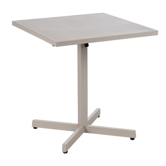 Mesa Auxiliar Plegable Taupé 70 x 70 x 74 cm