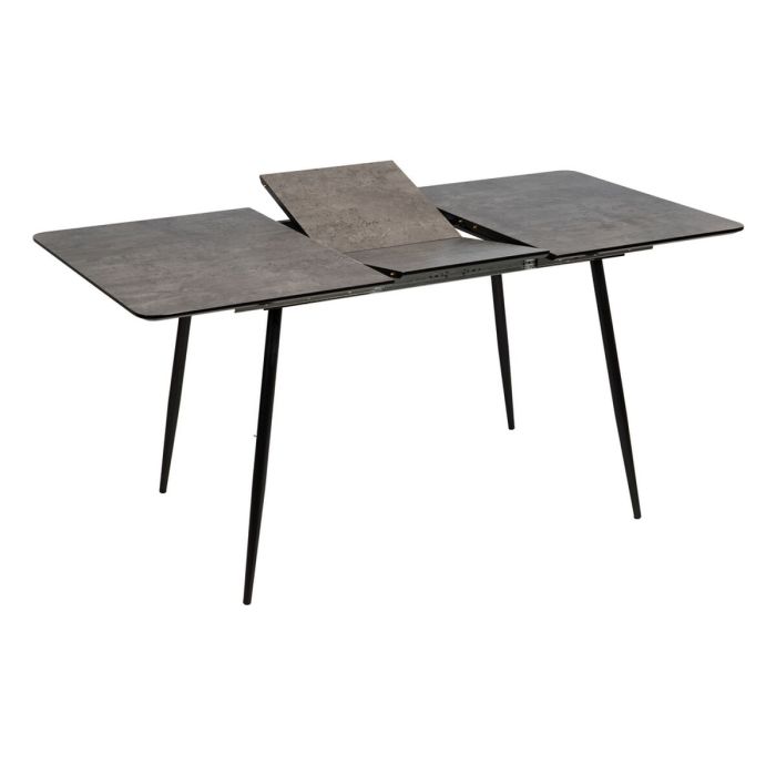 Mesa Extensible Negro Gris Hierro 120 x 80 x 75 cm 6