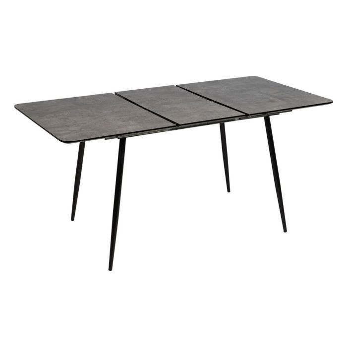 Mesa Extensible Negro Gris Hierro 120 x 80 x 75 cm 5