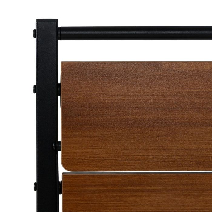 Escritorio Marrón Negro Hierro Madera MDF 87 x 56 x 87 cm 6