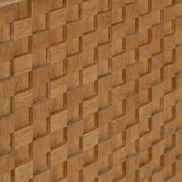 Aparador MARIGNI Negro Natural Hierro Madera MDF 121,5 x 42,5 x 93,5 cm 4