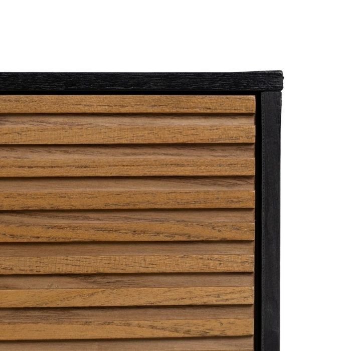 Cajonera ORLEANS Negro Natural Hierro Madera MDF 104 x 40 x 81,5 cm 3