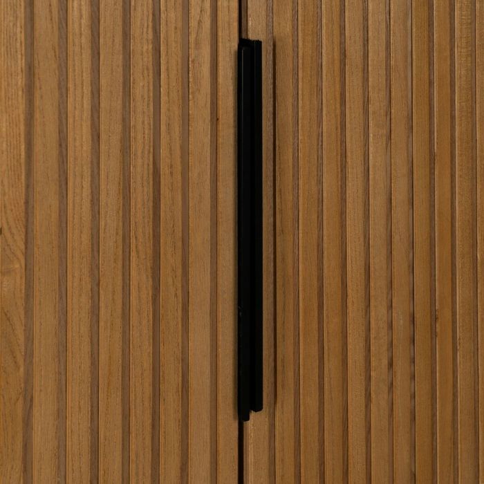 Aparador ORLEANS Negro Natural Hierro Madera MDF 104 x 53 x 203 cm 2