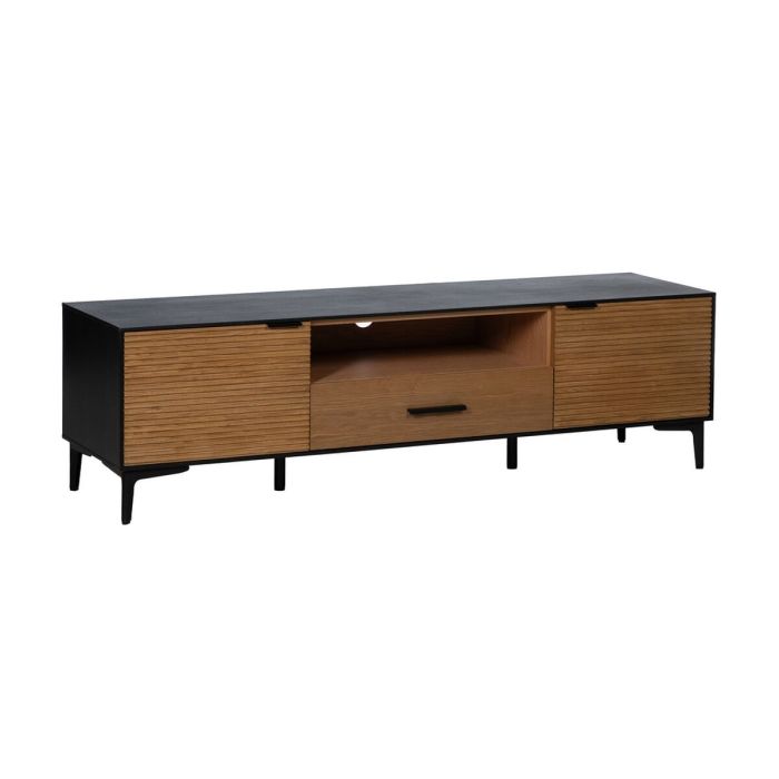 Mueble de TV ORLEANS Negro Natural 154 x 40 x 44 cm