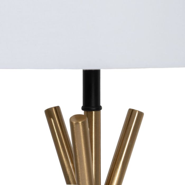 Lámpara de mesa Blanco Negro Dorado Hierro 40 W 33 x 33 x 63,5 cm 6