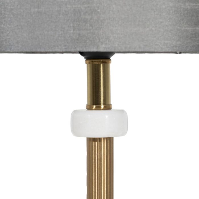 Lámpara de mesa Blanco Gris Dorado Mármol Hierro 40 W 25 x 25 x 61 cm 5