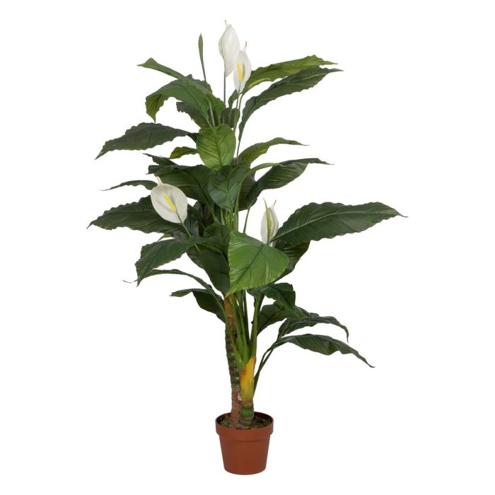 Planta Decorativa Bambú Polietileno Hierro Cemento 45 x 45 x 130 cm