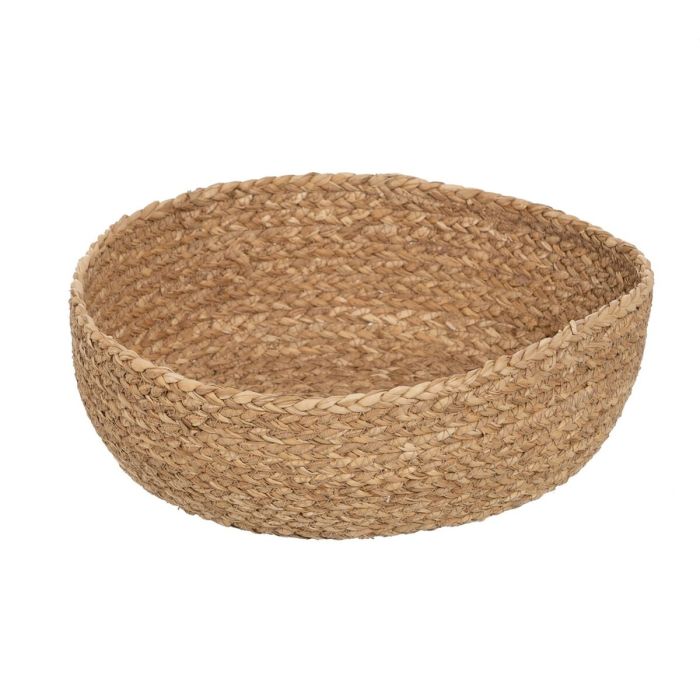 Cesta Decorativa Fibra natural 34 x 34 x 11 cm (3 Unidades) 6