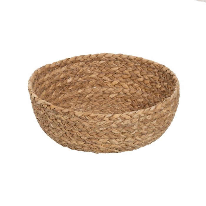 Cesta Decorativa Fibra natural 34 x 34 x 11 cm (3 Unidades) 5