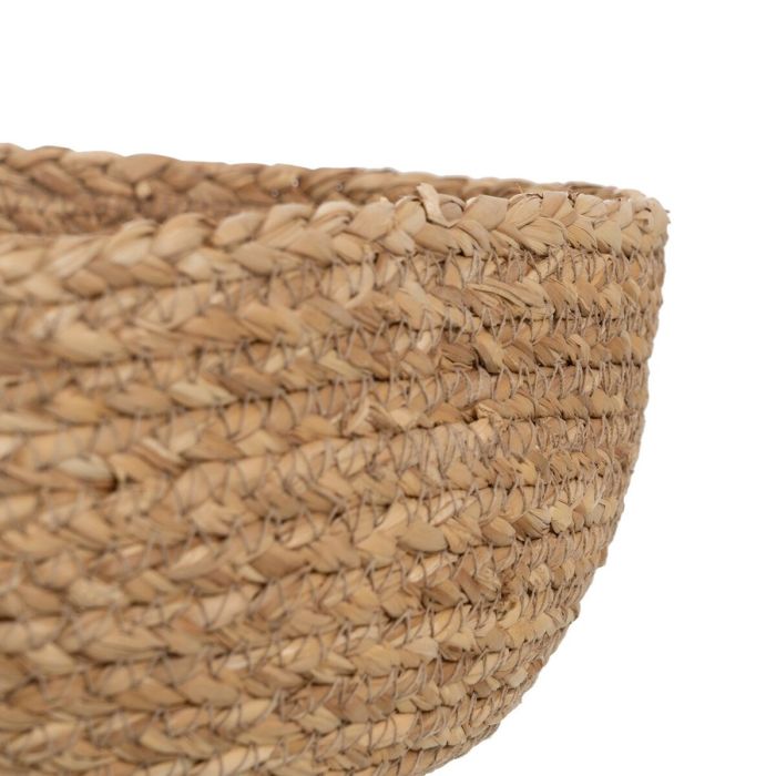 Cesta Decorativa Fibra natural 34 x 34 x 11 cm (3 Unidades) 1