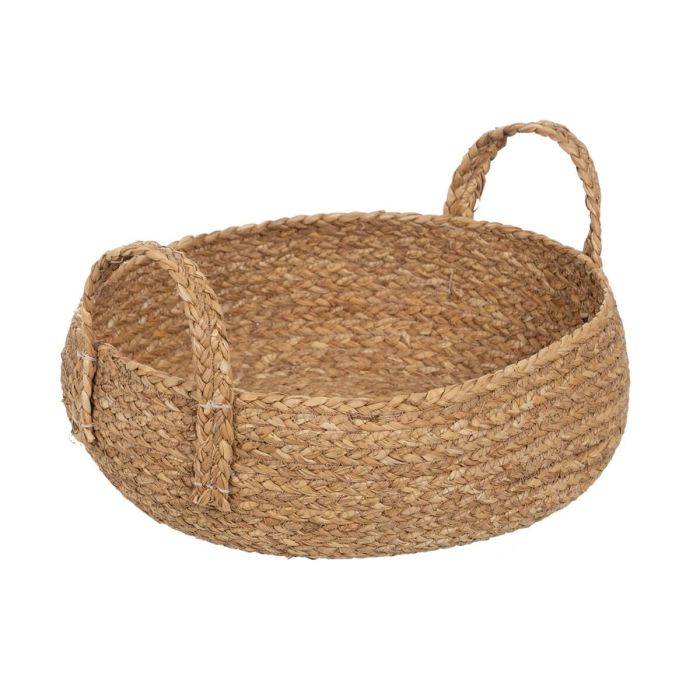 Cesta Decorativa Fibra natural 37 x 37 x 21 cm