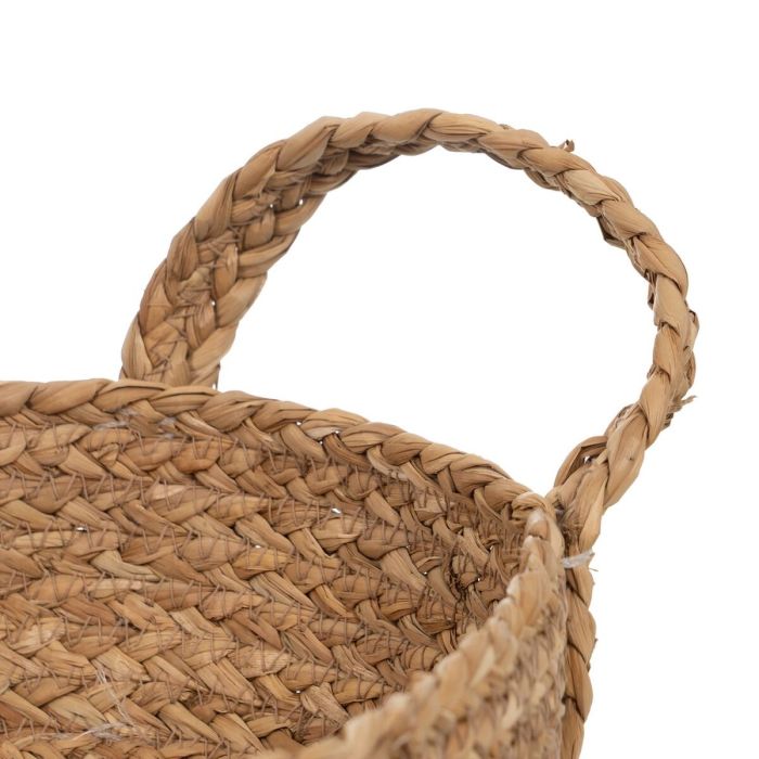 Cesta Decorativa Fibra natural 48 x 32 x 18 cm (2 Unidades) 5