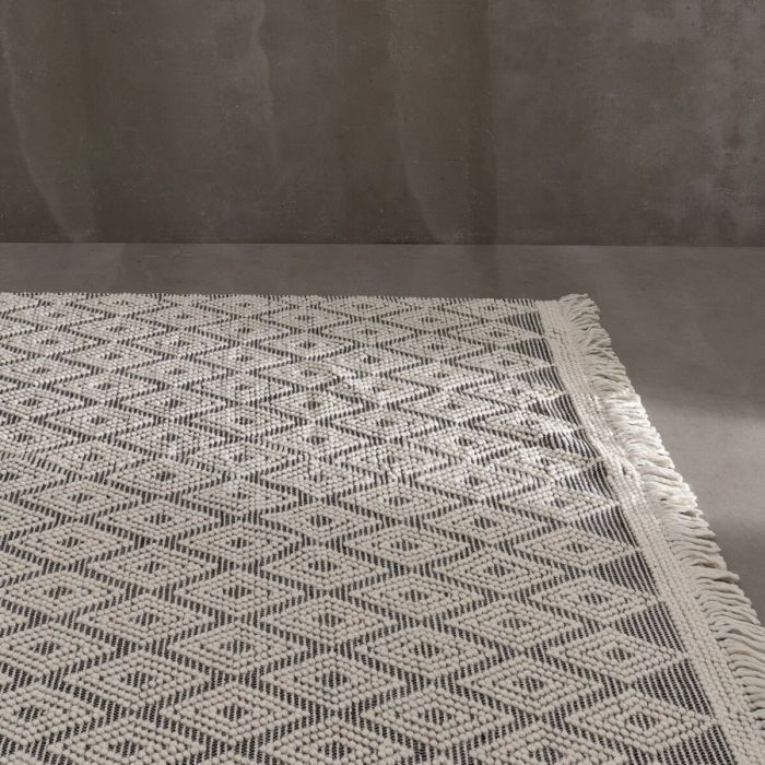 Alfombra Blanco Negro 200 x 300 x 1 cm 1