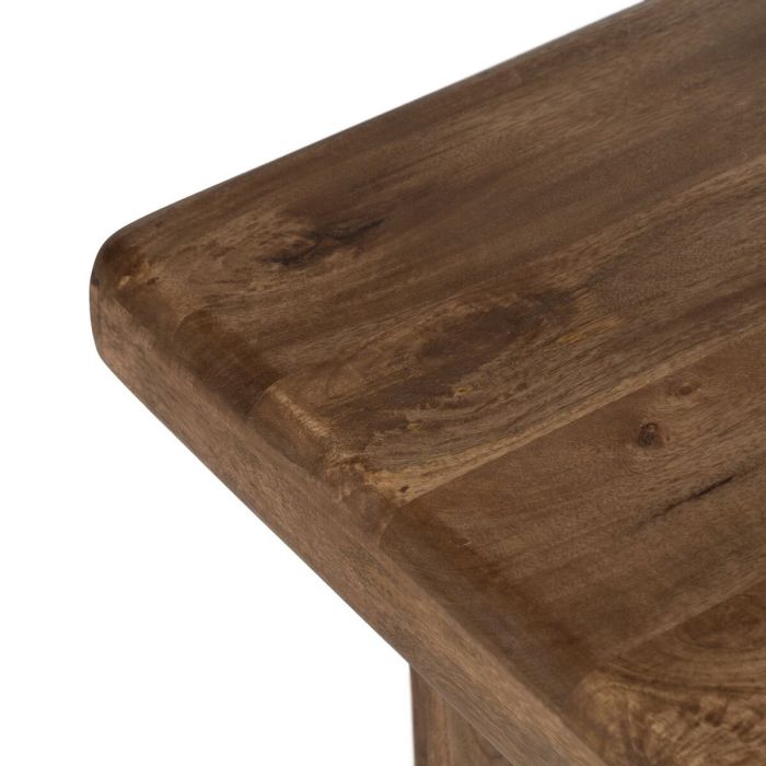 Mesa de Centro Marrón Madera de mango 140 x 70 x 45 cm 5