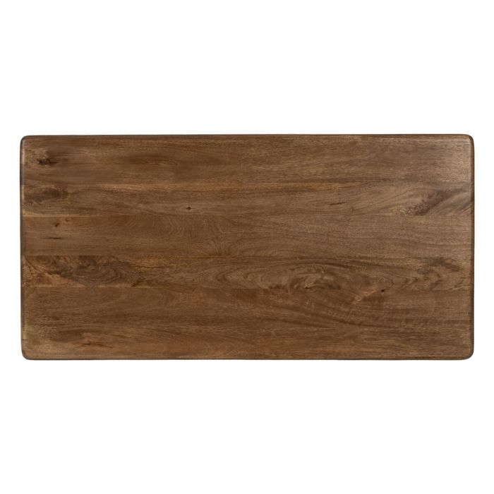 Mesa de Centro Marrón Madera de mango 140 x 70 x 45 cm 2