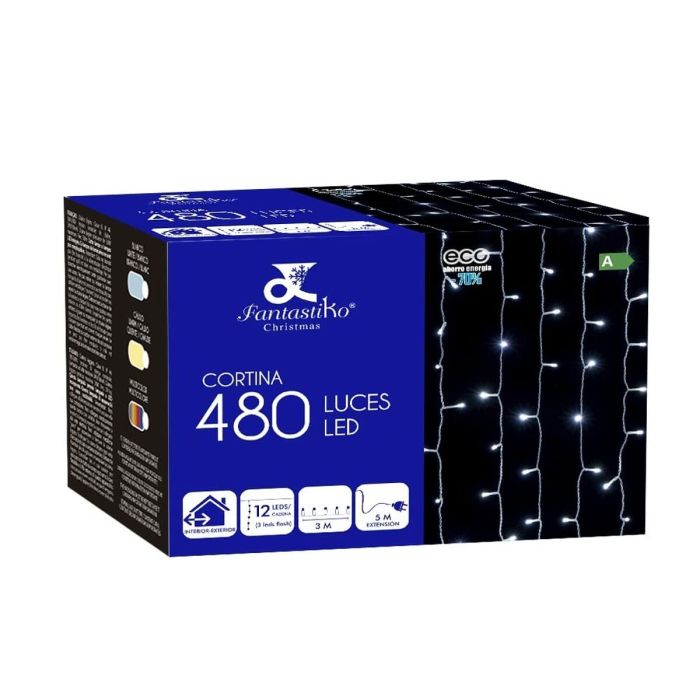 Guirnalda de Luces LED Multicolor 12 W Navidad 1