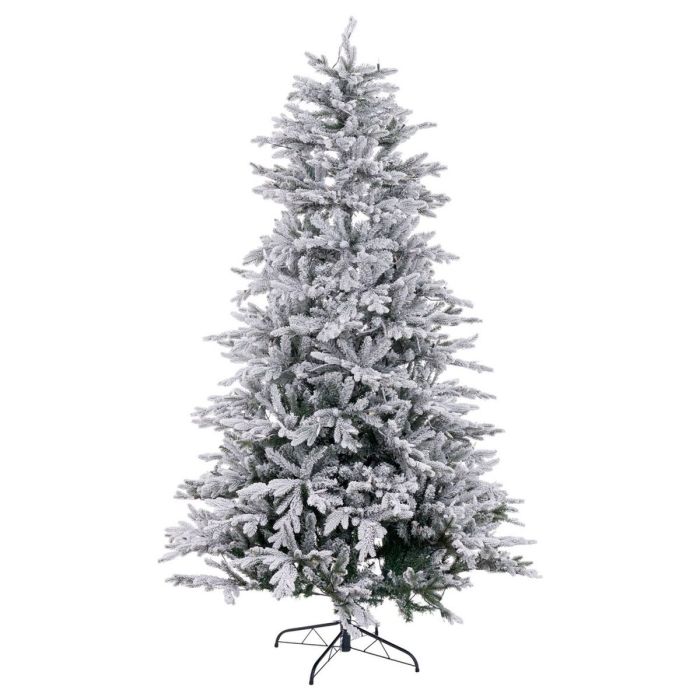 Árbol de Navidad Blanco Verde PVC Metal Polietileno 120 X 120 X 240 CM