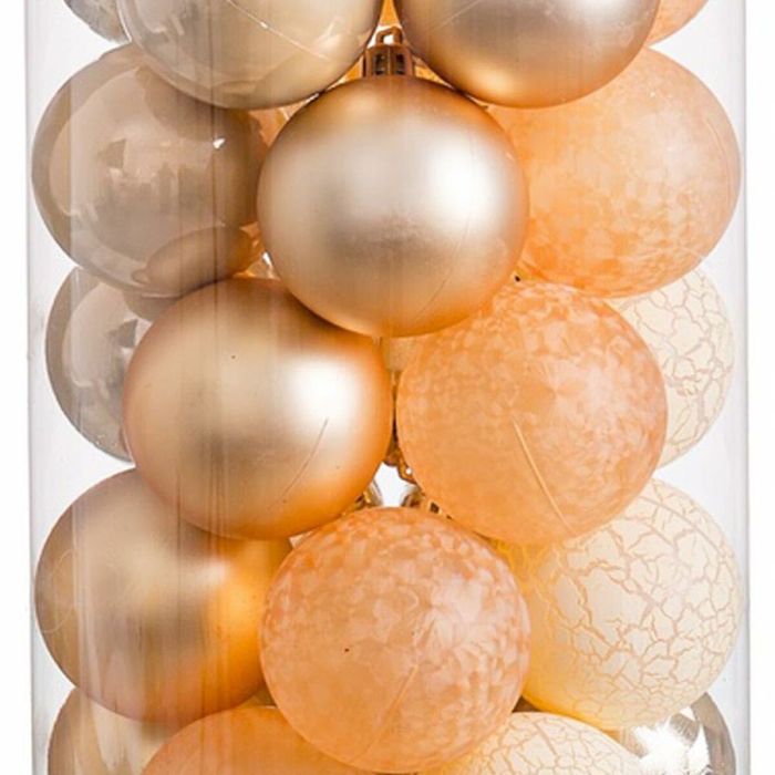 Bolas de Navidad Dorado 6 x 6 x 6 cm (40 unidades) 1