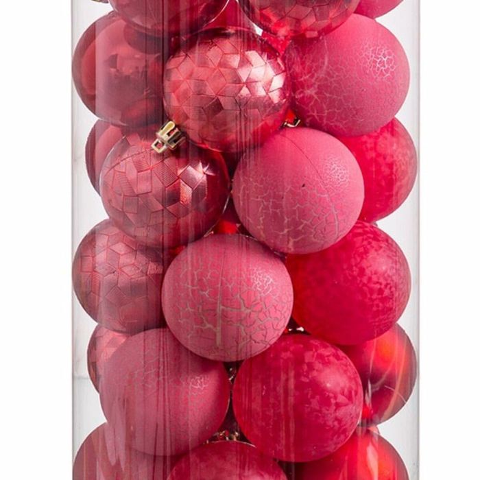 Bolas de Navidad Rojo Plástico 6 x 6 x 6 cm (40 unidades) 2