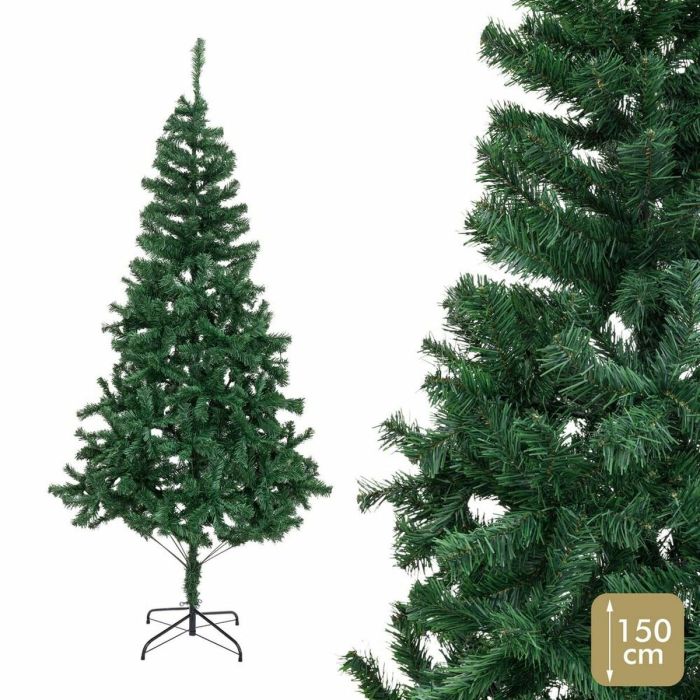 Árbol de Navidad Verde PVC 60 x 60 x 150 cm 2