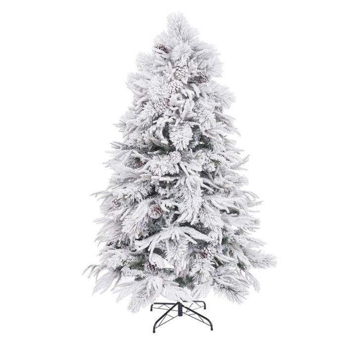 Árbol de Navidad PVC Polietileno Piñas Nevado 60 x 60 x 150 cm