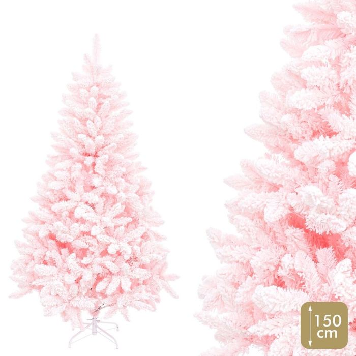 Árbol de Navidad Rosa PVC 60 x 60 x 150 cm 2