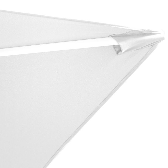 Sombrilla Alba 300 x 400 cm Aluminio Blanco 2
