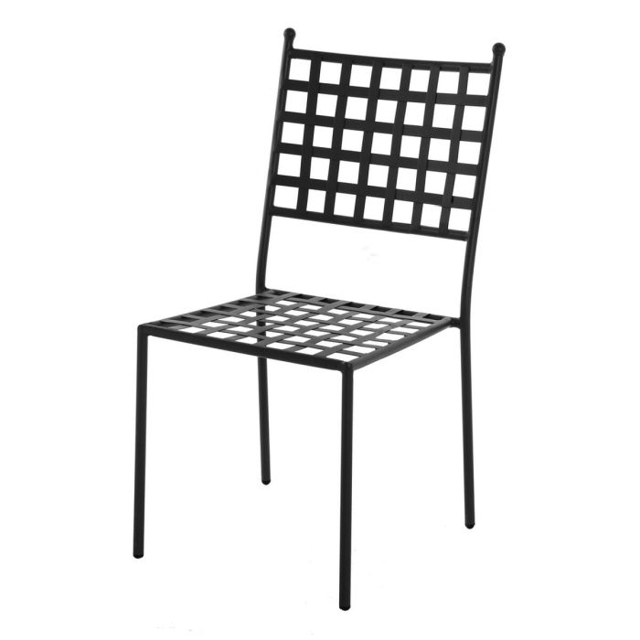 Silla de Jardín Cartago 49 x 57 x 91 cm Negro Hierro Silla de Jardín Cartago 49 x 57 x 91 cm Negro Hierro