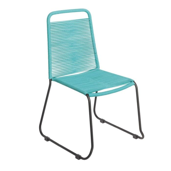 Silla de Jardín Antea 57 x 61 x 90 cm Turquesa Cuerda 1 Silla de Jardín Antea 57 x 61 x 90 cm Turquesa Cuerda 1