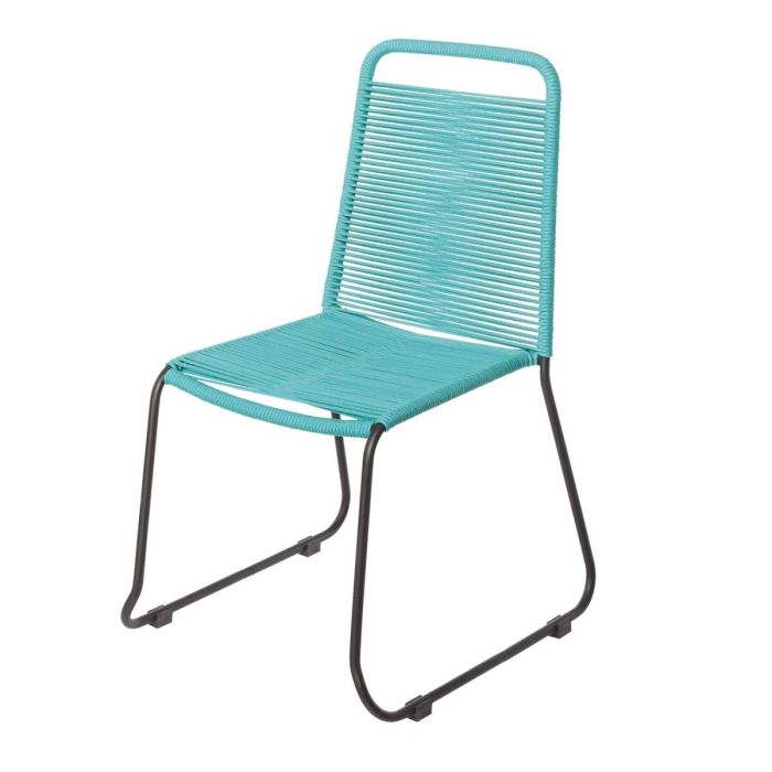 Silla de Jardín Antea 57 x 61 x 90 cm Turquesa Cuerda Silla de Jardín Antea 57 x 61 x 90 cm Turquesa Cuerda