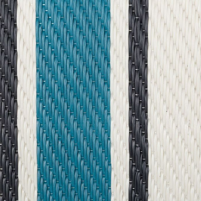 Alfombra de Exterior Milos 160 x 230 x 0,5 cm Azul Polipropileno 3