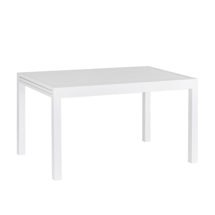 Mesa de Comedor Thais Blanco Aluminio 135 x 90 x 74 cm