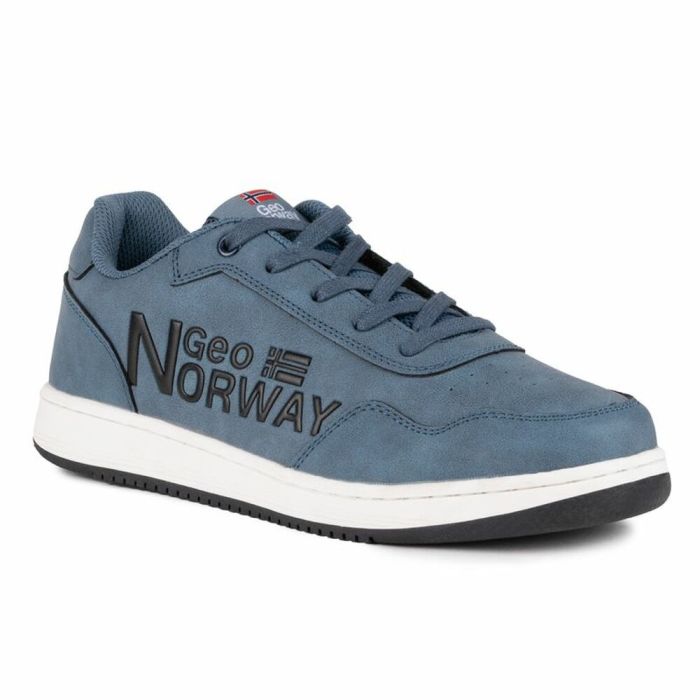 Zapatillas Casual Hombre Geographical Norway Azul Acero 2