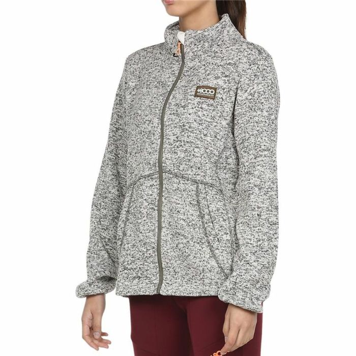 Chaqueta Deportiva para Mujer +8000 Jalma Gris Blanco 1