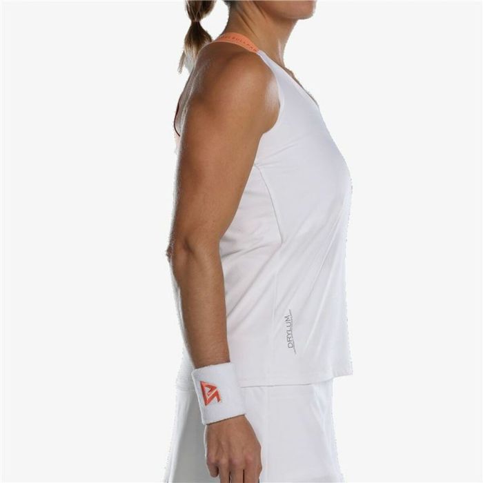 Camiseta de Tirantes Mujer Bullpadel Acoda Blanco 2