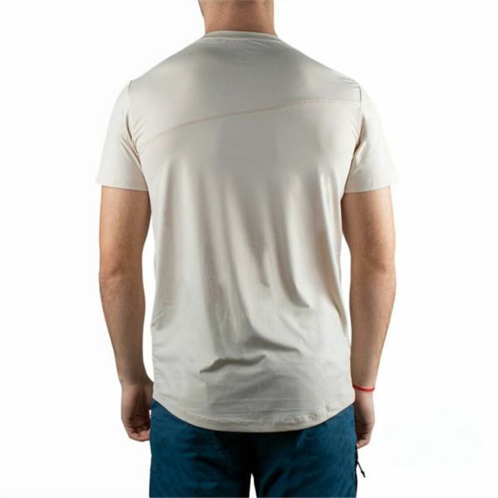 Camiseta de Manga Corta Hombre +8000 Uvero Beige 3