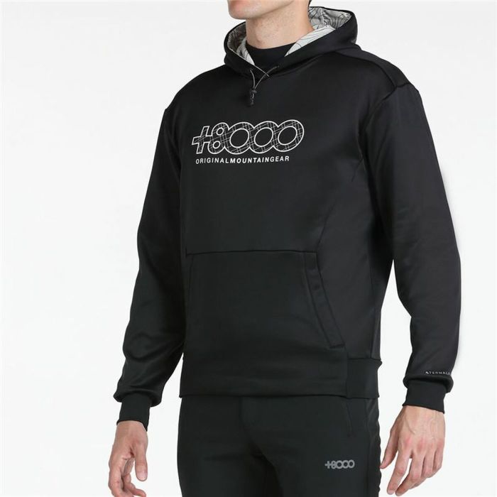 Sudadera con Capucha Hombre +8000 Rels Negro 4