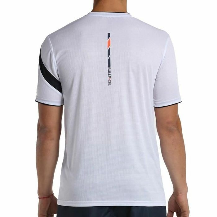 Camiseta de Manga Corta Hombre Bullpadel lucia Blanco 1