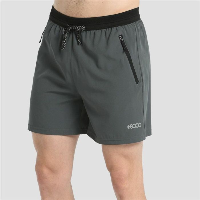 Pantalón Corto Deportivo +8000 Yuraco Gris 2