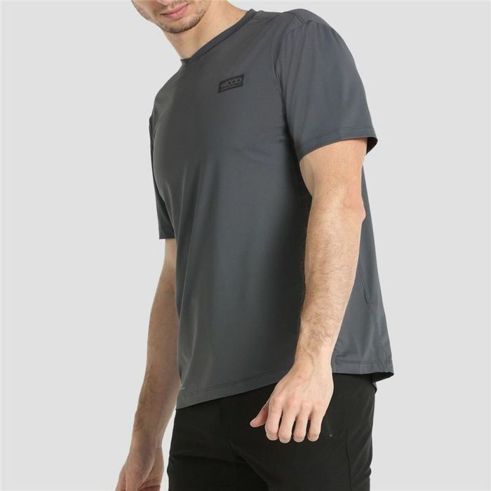 Camiseta Deportiva de Manga Corta +8000 Descen Gris 2