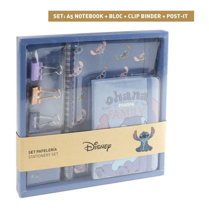Set de Papelería Disney Stitch Azul (6 pcs) Set de Papelería Disney Stitch Azul (6 pcs)