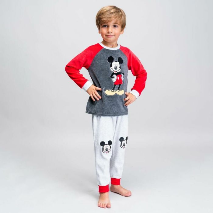Pijama Infantil Mickey Mouse Gris 5