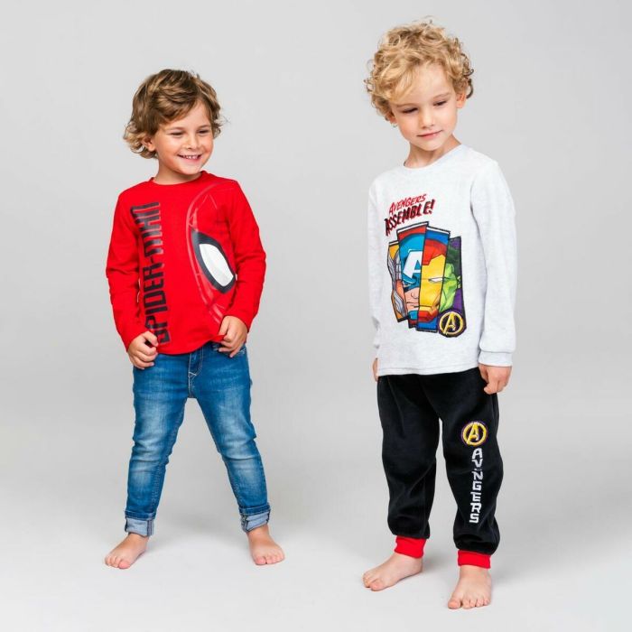 Pijama Infantil The Avengers Gris 1