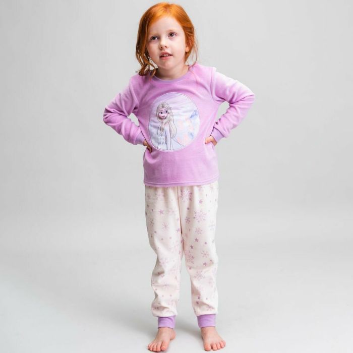 Pijama Infantil Frozen Lila 4