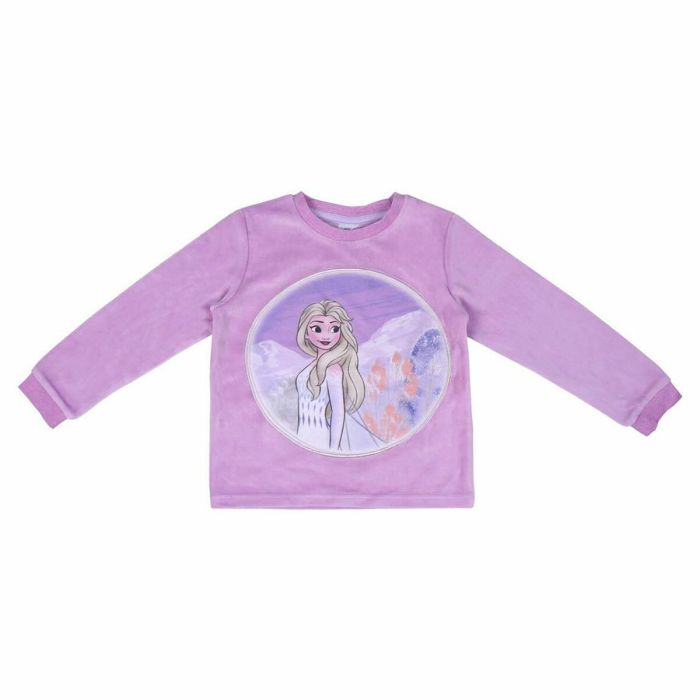 Pijama Infantil Frozen Lila 2