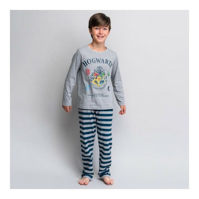 Pijama Infantil Harry Potter Gris 1