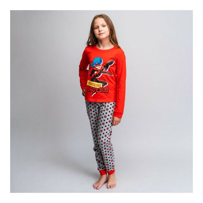 Pijama Infantil Lady Bug Rojo 2