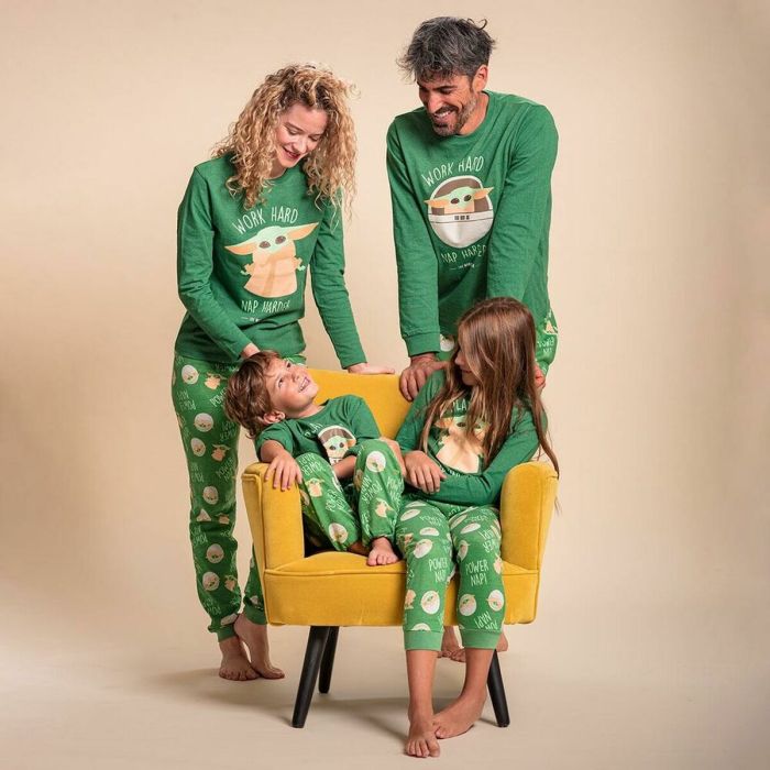 Pijama Infantil The Mandalorian Verde oscuro 1